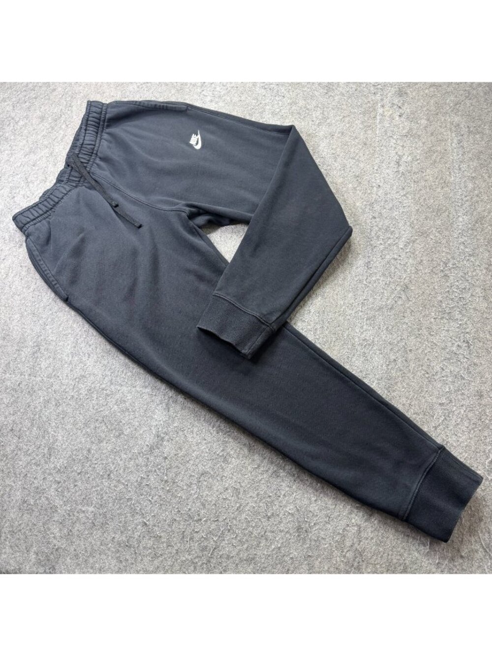 Nike Sportswear Club Fleece Joggers Men M Black BV2671 Tapered 28" Sweatpants